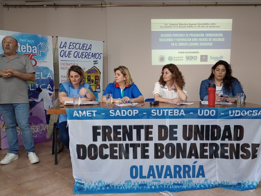 Suteba Olavarría participó en