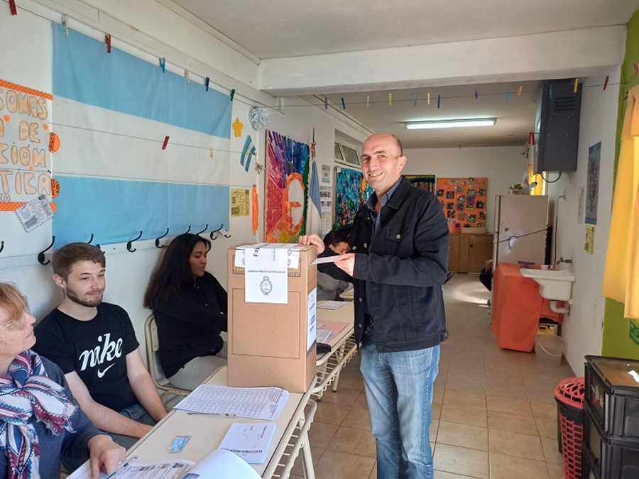 Votó Eduardo Rodríguez