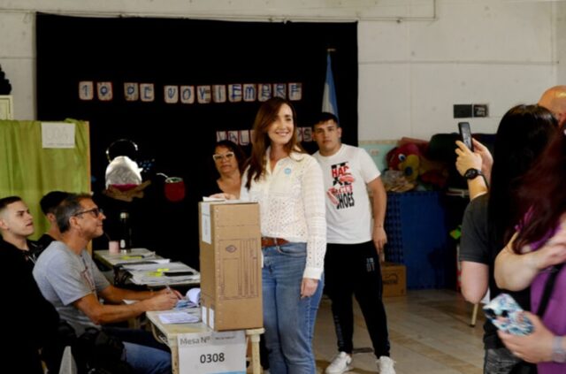 Votó Victoria Villarruel e