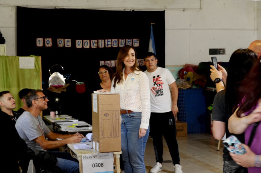 Votó Victoria Villarruel e