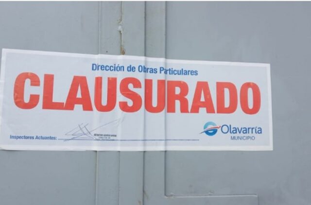 Clausuraron el predio donde