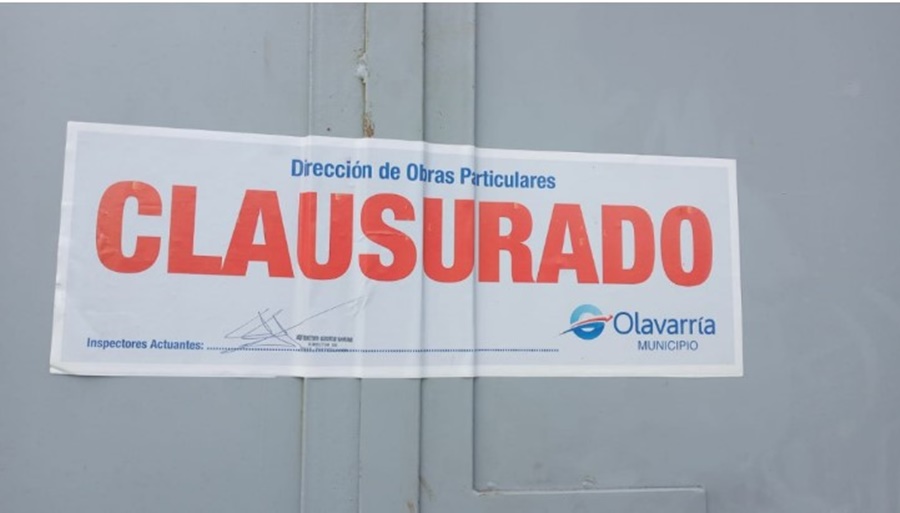 Clausuraron el predio donde