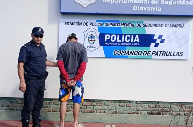 Detuvieron a un hombre