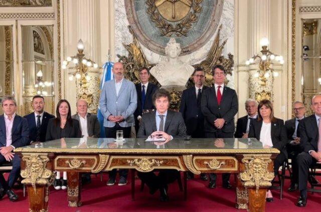 Javier Milei anunció el