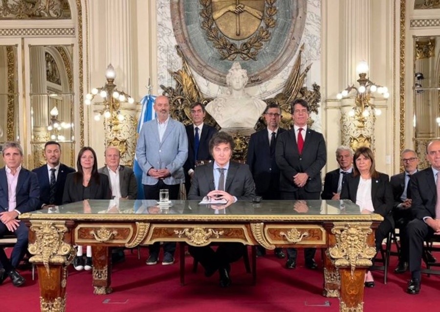 Javier Milei anunció el