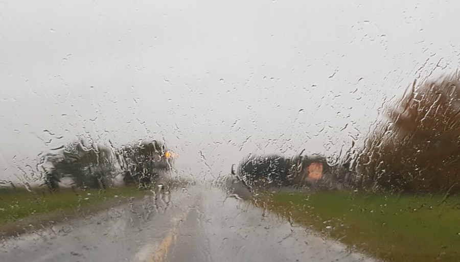 Lluvias ruta campo