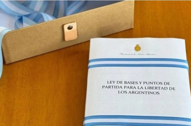 Milei envió al Congreso