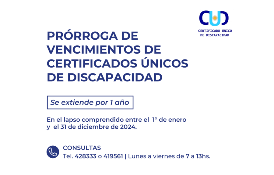 Prórroga en los Certificados