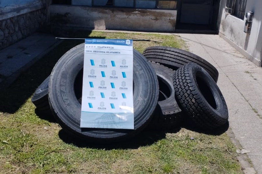 Recuperaron gomas que habían