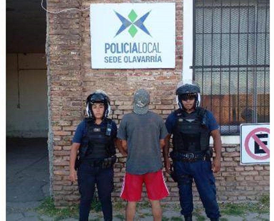 Detuvieron a un hombre