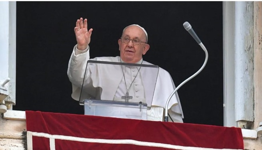 El Papa Francisco celebró