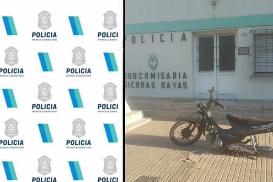 Encontraron una moto con
