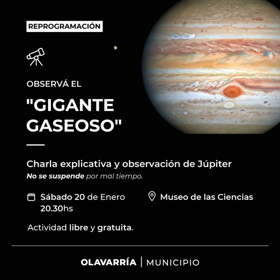 Observación de Júpiter en
