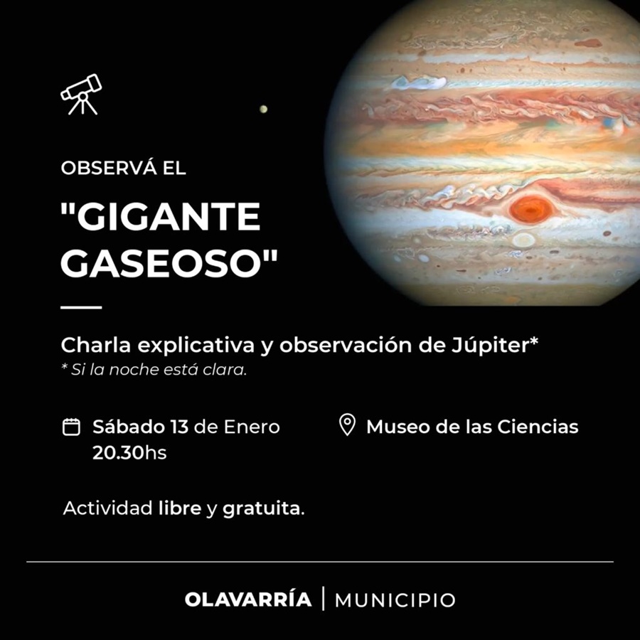 Observación de Júpiter en