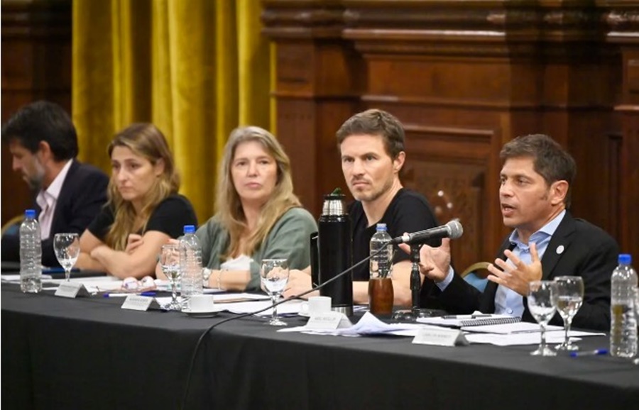 Axel Kicillof recibió a