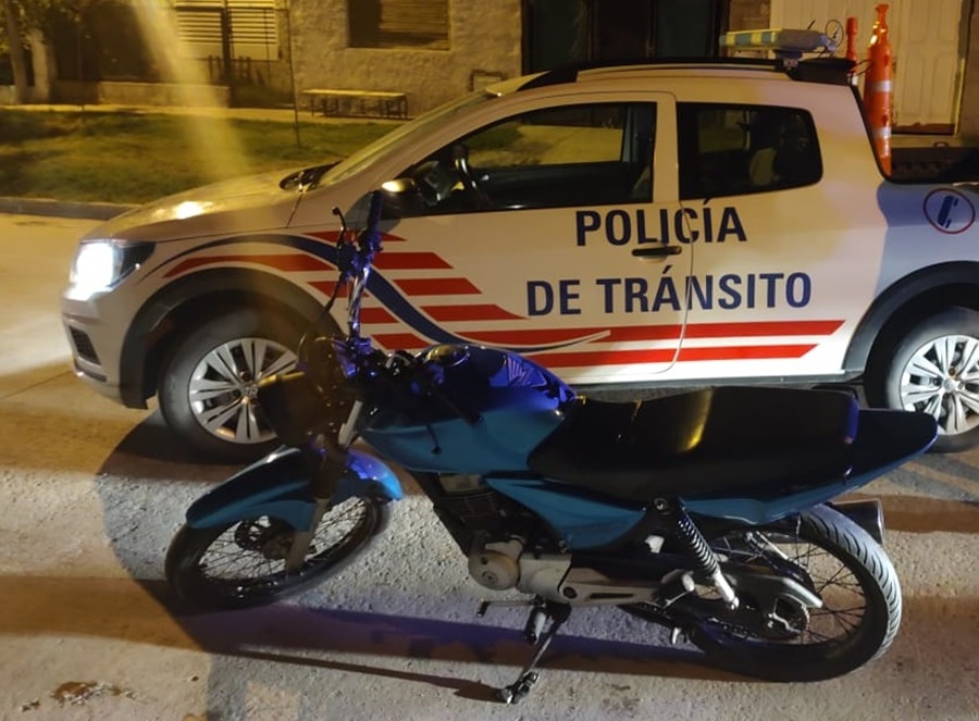 Cinco motos retenidas en