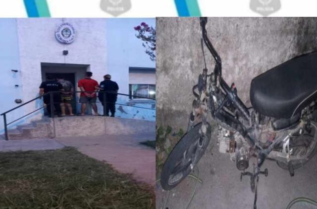 Circulaban en una moto