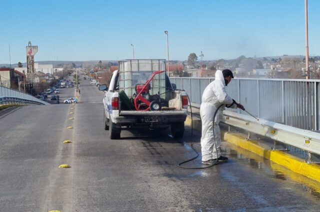 Limpieza de los puentes