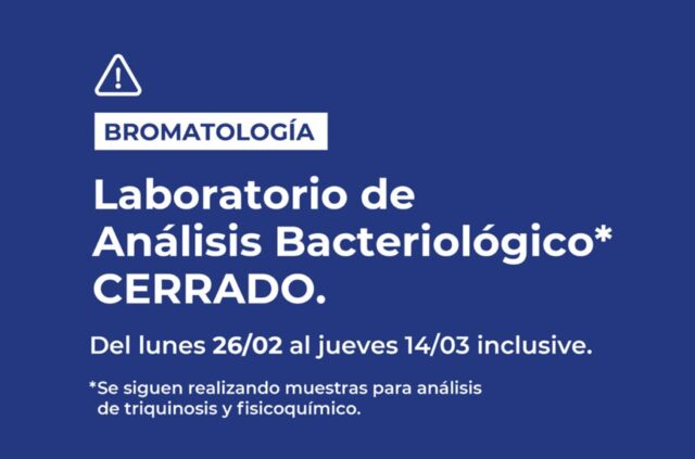 Por cuestiones de organización