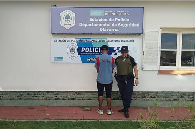 Detuvieron a un hombre
