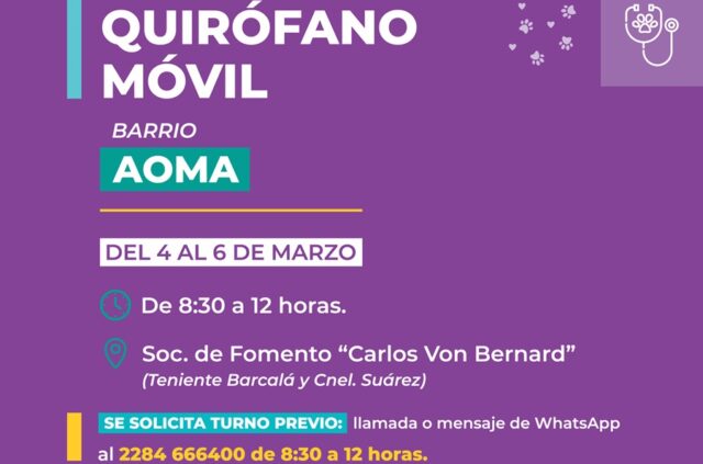 El Quirófano Móvil inicia