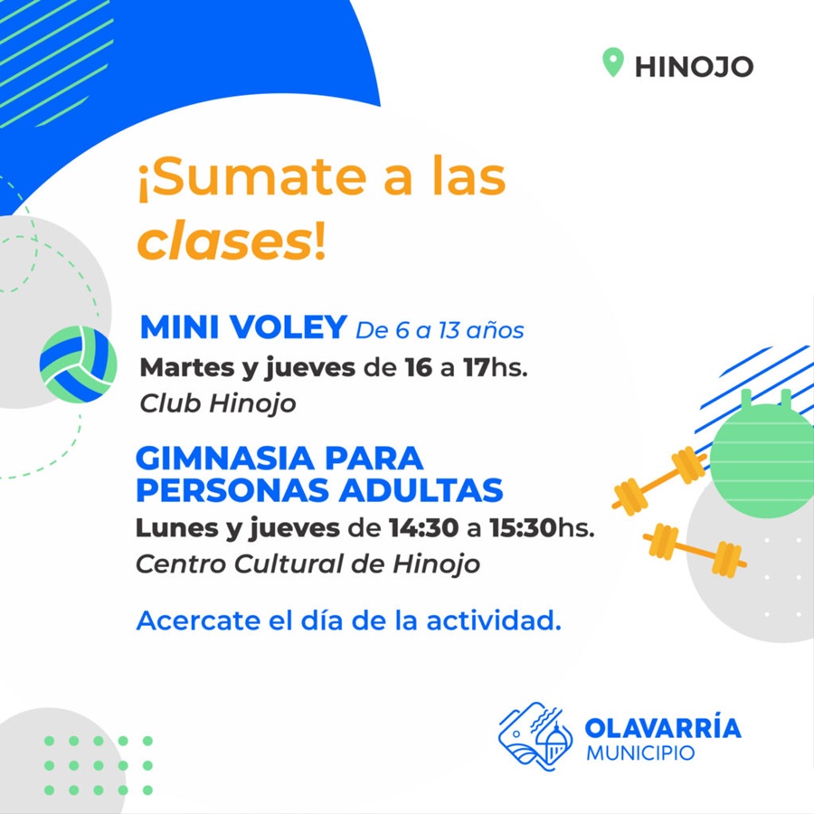 Mini Voley y Gimnasia