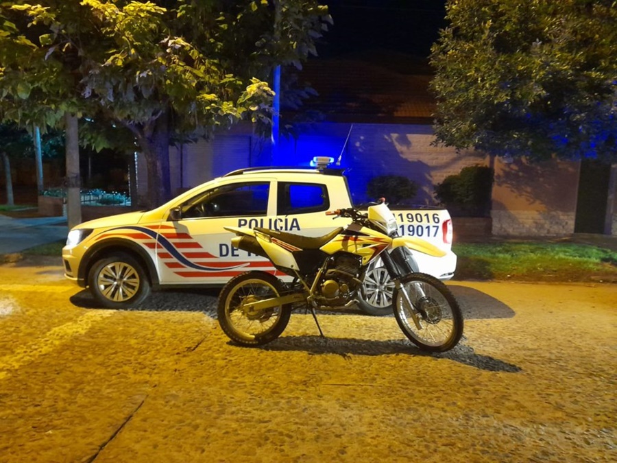 Motos retenidas por distintas