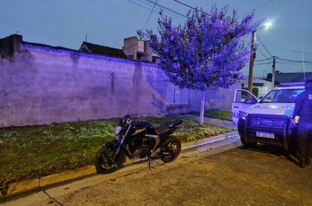 Recuperaron una moto que