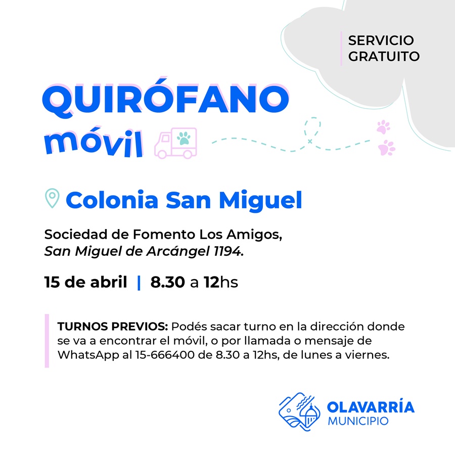 El Quirófano Veterinario Móvil