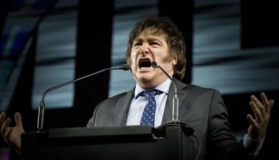 Milei encabezó acto por