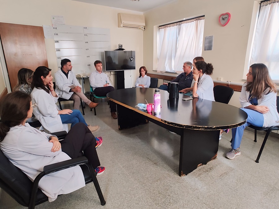 Wesner recorrió el hospital