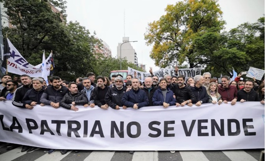 Axel Kicillof participó de