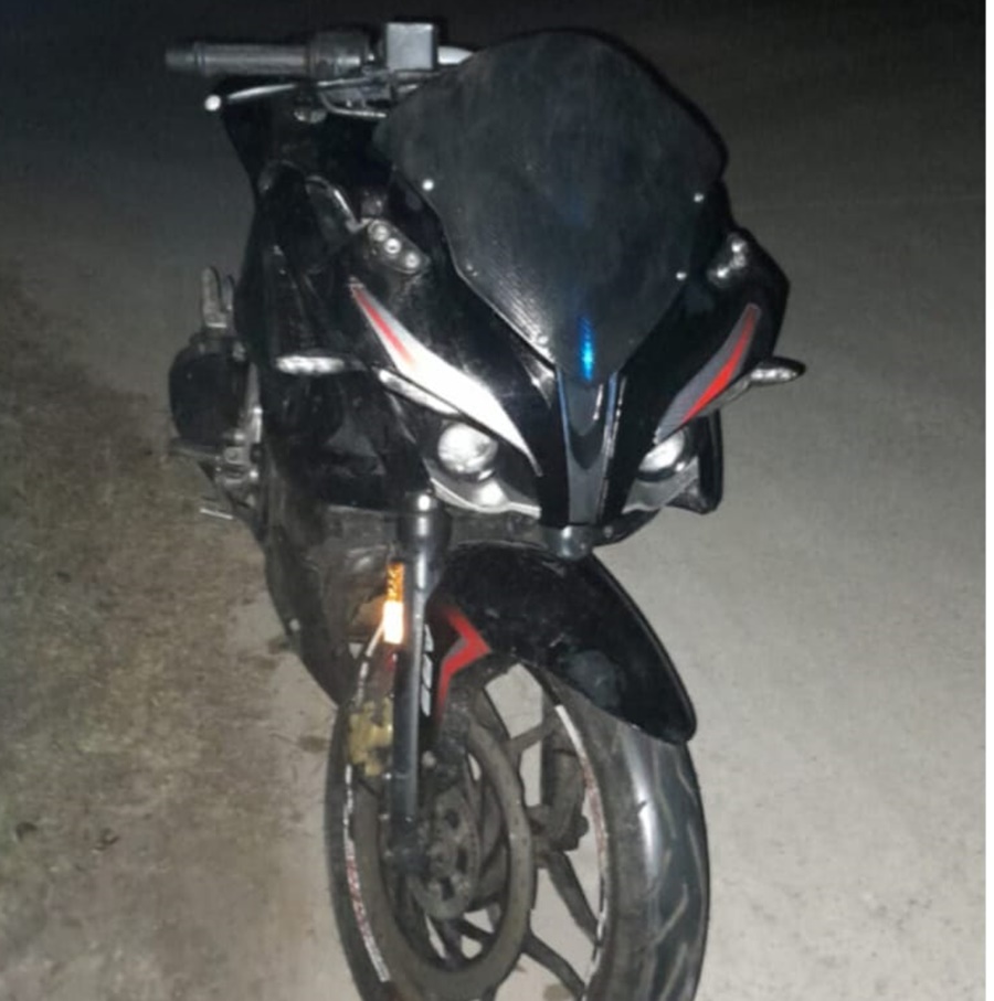 Encontraron una moto con
