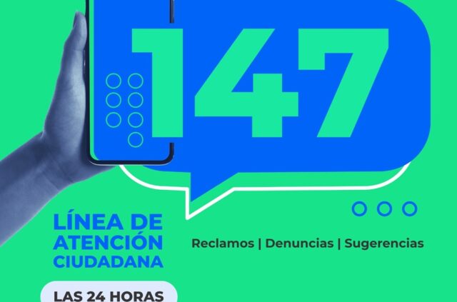 Línea telefónica 147 de