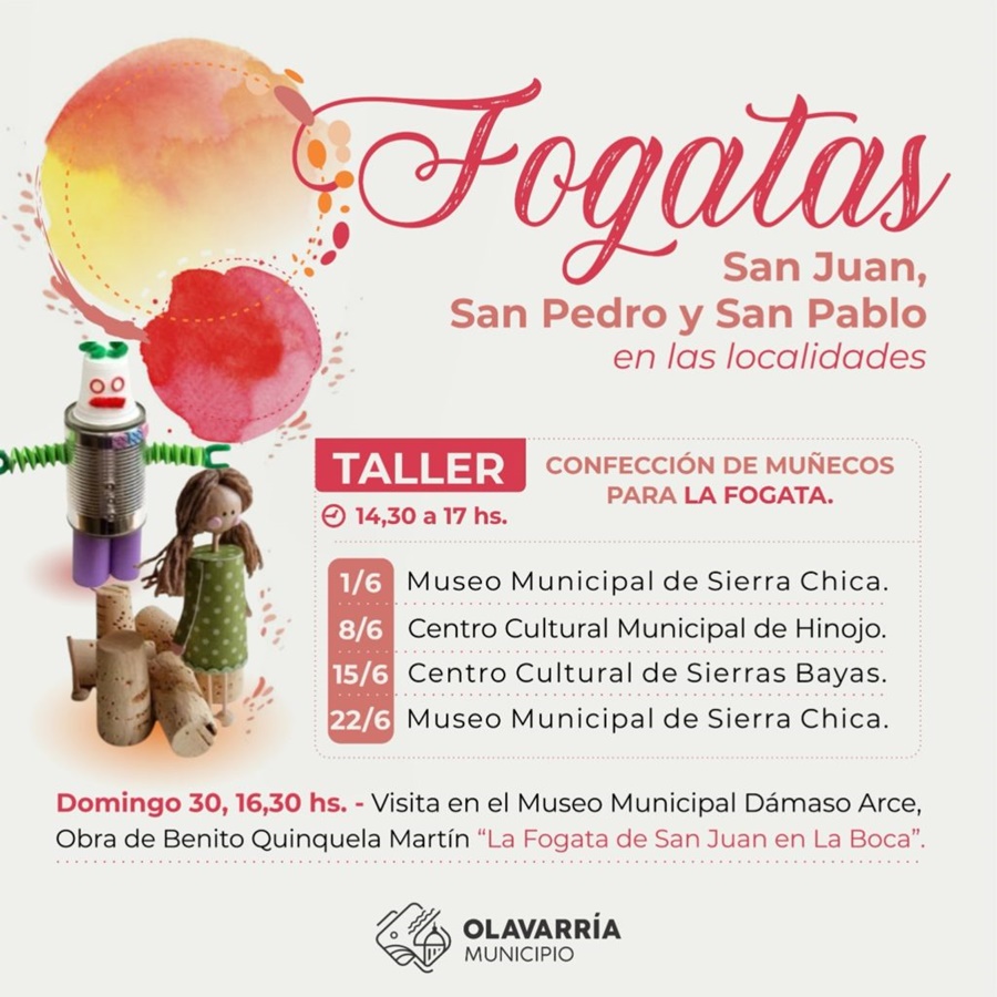 Se preparan las fogatas