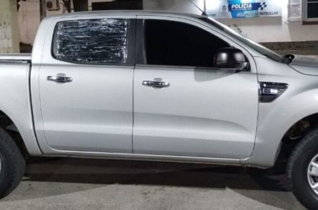 Secuestraron una camioneta buscada