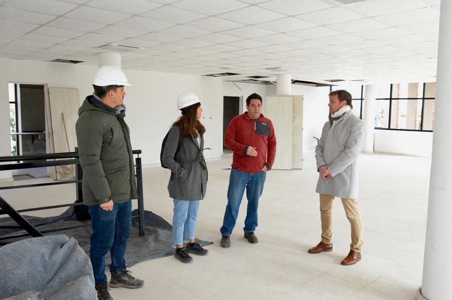 Wesner visitó la obra