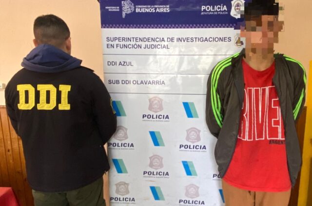 Detuvieron a un joven