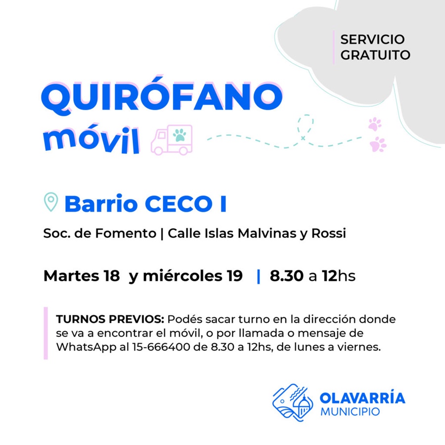 El Quirófano Veterinario Móvil