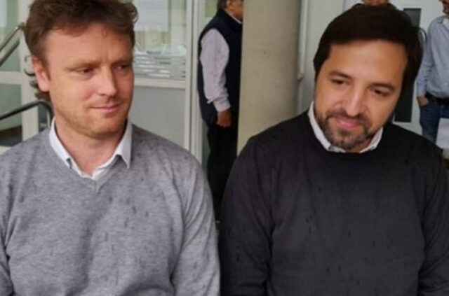 Kreplak junto a Wesner