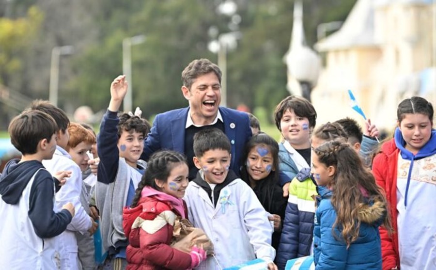 La emoción de Kicillof
