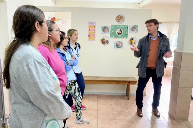 Wesner visitó la jornada