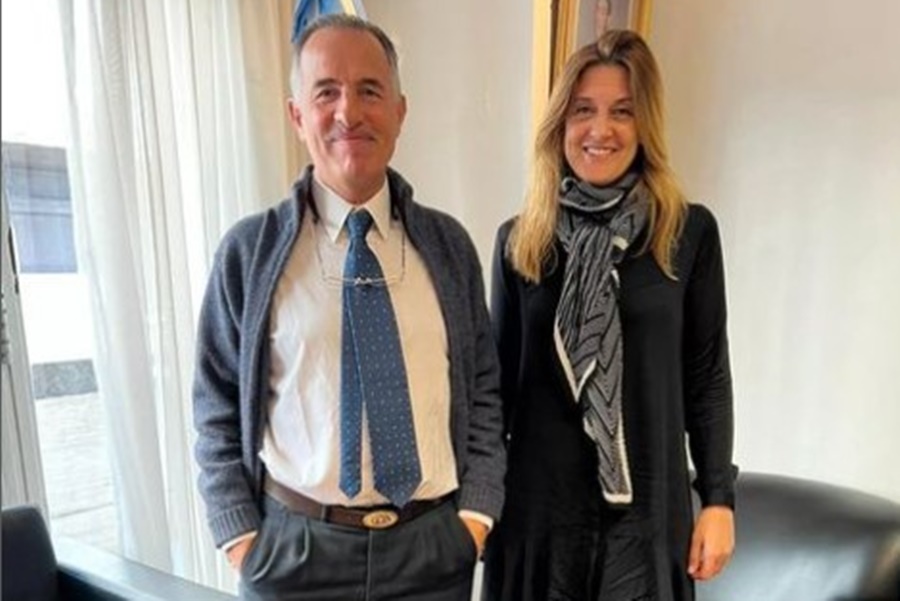 Celeste Arouxet se reunió