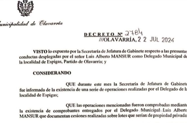 El Municipio entiende que