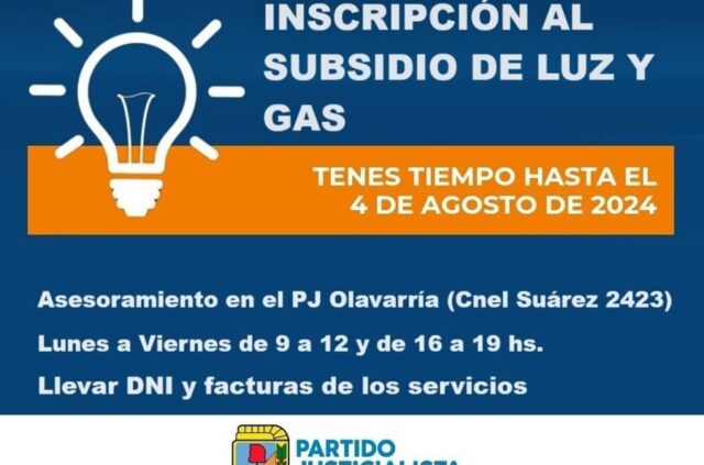 El PJ Olavarría ayuda