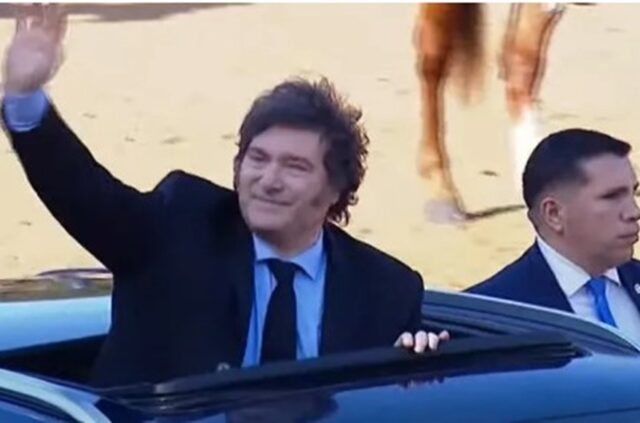 Javier Milei en La