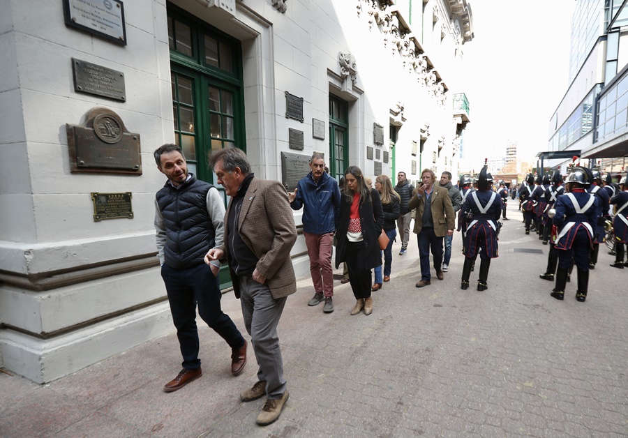 Martín Endere visitó la