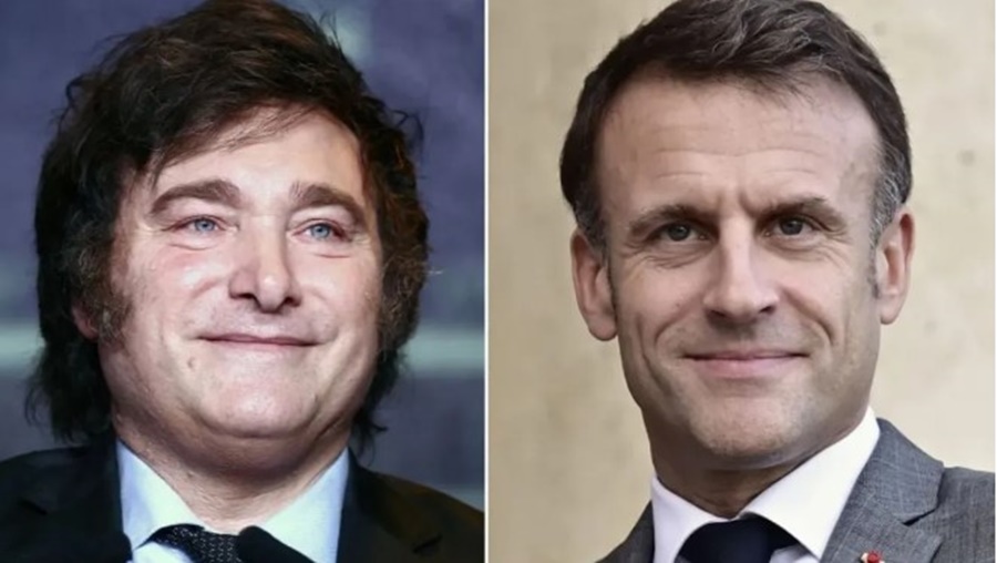 Milei visita París para