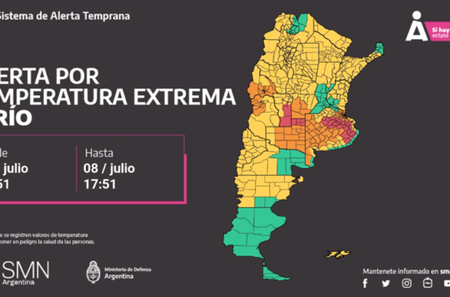 Olavarría en alerta naranja