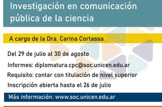 Sociales ofrecerá el seminario